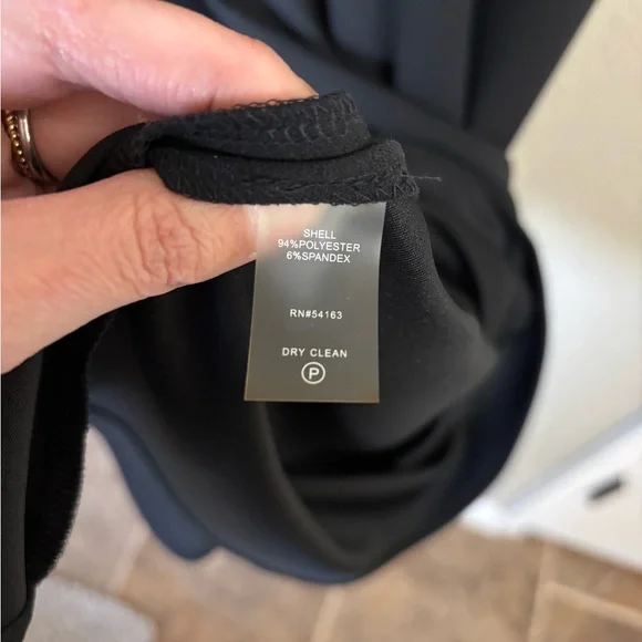 Calvin Klein Black Drop Waist Dress, size 10 - Picture 8 of 8